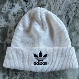 Adidas Classic White Knit Beanie